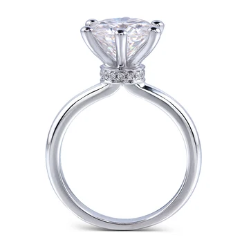 Classic Moissanite Engagement Ring for Women Center 5ct F Color Moissanite Solid 14K White Gold Ring
Classic Moissanite Engagement Ring for Women Center 5ct F Color Moissanite Solid 14K White Gold Ring
