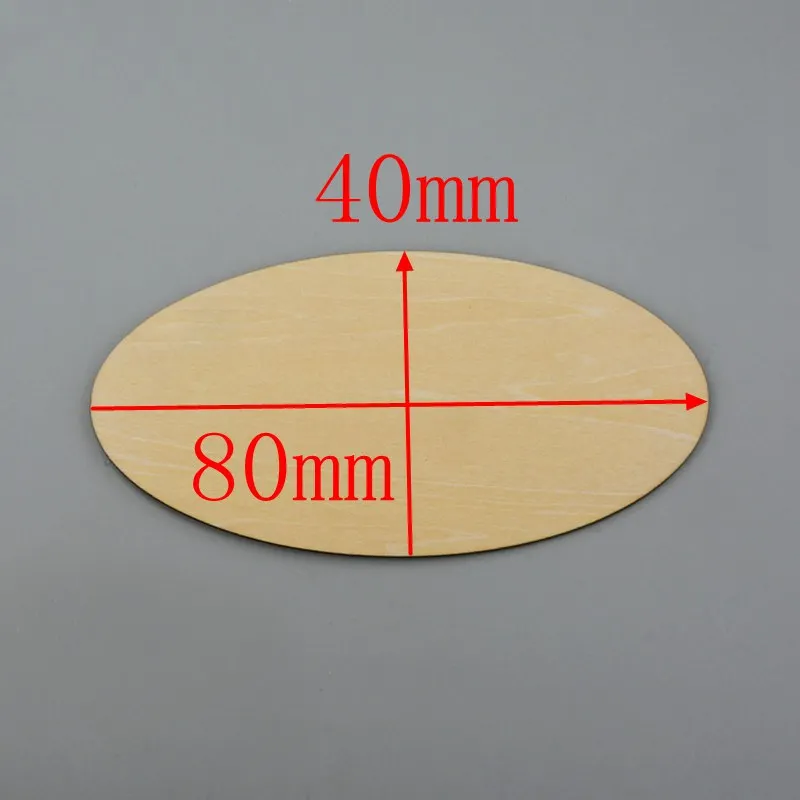 48PCS/set 80 mm blank elliptical unfinished wood crafts. Teaching DIY accessories wedding decoration 279
48PCS/set 80 mm blank elliptical unfinished wood crafts. Teaching DIY accessories wedding decoration 279