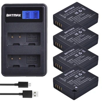 4Pcs DMW-BLG10 DMW-BLE9 BP-DC15 BPDC15 Camera Battery + LCD Dual Charger for Panasonic LUMIX GF5 GF6 GX7 LX100 GX80 GX85
4Pcs DMW-BLG10 DMW-BLE9 BP-DC15 BPDC15 Camera Battery + LCD Dual Charger for Panasonic LUMIX GF5 GF6 GX7 LX100 GX80 GX85
