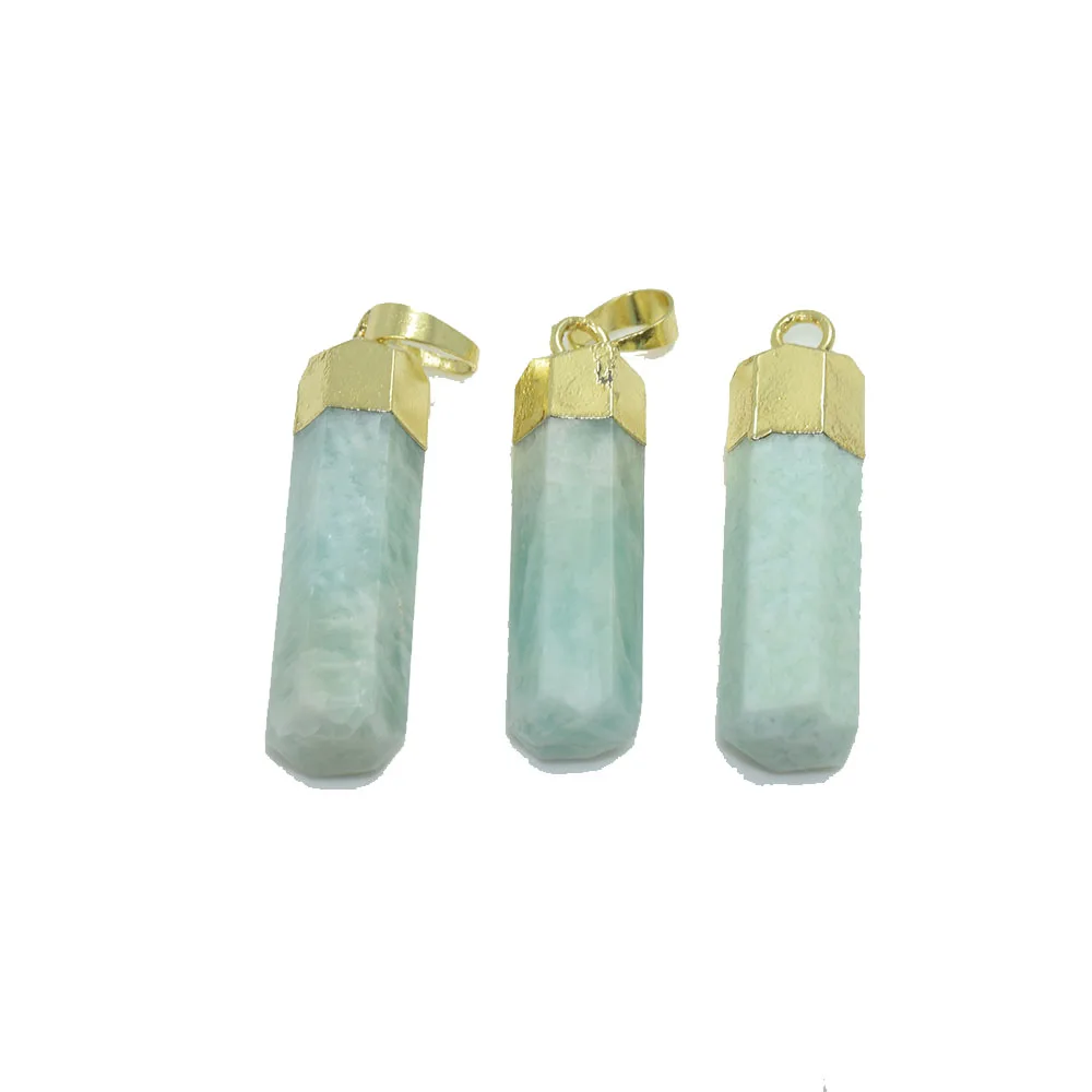 Gold Cap large stone pendants for jewelry making female natural amazonite charms semiprecious gem pendulum marble lots girl
Gold Cap large stone pendants for jewelry making female natural amazonite charms semiprecious gem pendulum marble lots girl