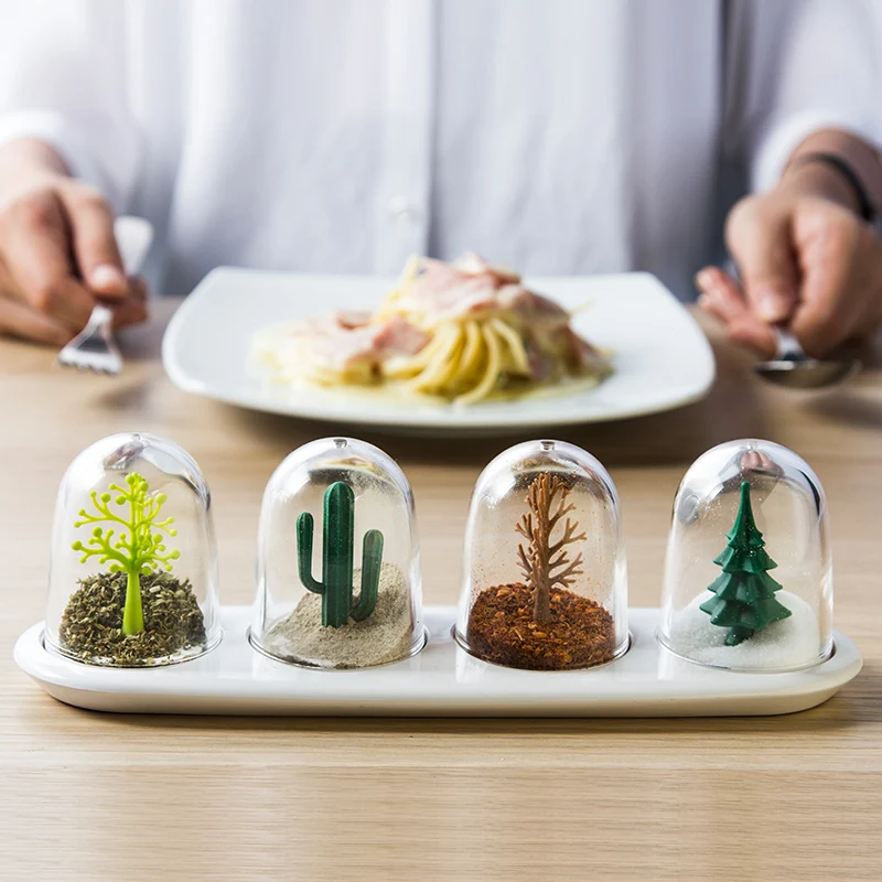 HIFUAR 4pcs Kitchen Supplies Four Seasons Plant Spice Jar Creative Animals Seasoning Bottle Salt Sugar Pepper Shaker Cook Tool
HIFUAR 4pcs Kitchen Supplies Four Seasons Plant Spice Jar Creative Animals Seasoning Bottle Salt Sugar Pepper Shaker Cook Tool