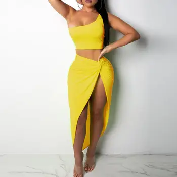 2019 New One Shoulder2ps Fashion Suit Dress Women Bandage Bodycon Maxi Dress Summer Sexy Crop Plus Size Irregular Vestidos Ad
2019 New One Shoulder2ps Fashion Suit Dress Women Bandage Bodycon Maxi Dress Summer Sexy Crop Plus Size Irregular Vestidos Ad