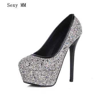 Thin High Heels Women Platform Pumps High Heel Shoes Stiletto Woman Party Wedding Shoes
Thin High Heels Women Platform Pumps High Heel Shoes Stiletto Woman Party Wedding Shoes