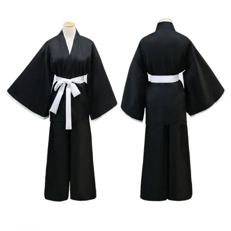 Костюм для косплея из японского аниме Death Ichigo Kurosaki Kuchiki рукания халат пальто в