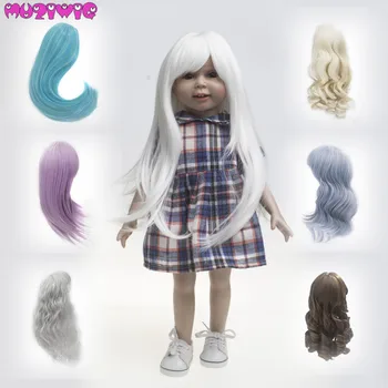 Doll Wigs High Temperature Wire Long Brown White Purple Khaki Hair for 18 inch American Doll
Doll Wigs High Temperature Wire Long Brown White Purple Khaki Hair for 18 inch American Doll