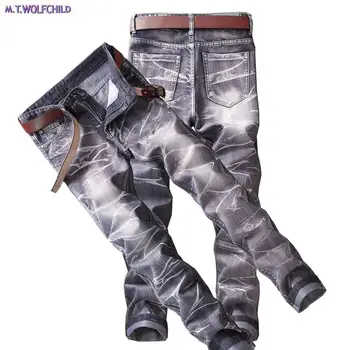 2018 New fashion Male jeans mens Distressed denim pants Masculino casual straight slim Elasticity male pants 29-42
2018 New fashion Male jeans mens Distressed denim pants Masculino casual straight slim Elasticity male pants 29-42