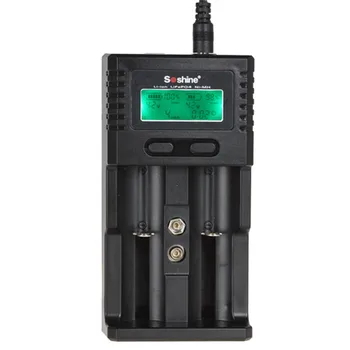 Soshine H2 Universal 12V LCD Rechargeable Battery USB Charger for Li-ion/ Ni-MH/ LiFePO4 AA/AAA/18650/26650 Protection Batteries
Soshine H2 Universal 12V LCD Rechargeable Battery USB Charger for Li-ion/ Ni-MH/ LiFePO4 AA/AAA/18650/26650 Protection Batteries