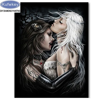 DIY Diamond Painting horror woman 5D Diamond embroidery Cross Stitch Lesbian Full Round Square Diamond mosaic Halloween's gift
DIY Diamond Painting horror woman 5D Diamond embroidery Cross Stitch Lesbian Full Round Square Diamond mosaic Halloween's gift