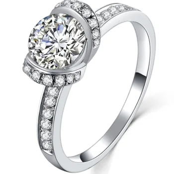 Test Positive Brand Moissanite Test Positive 1CT Moissanite Diamond Marriage Ring Women Genuine Silver Jewelry PT950 Stamped
Test Positive Brand Moissanite Test Positive 1CT Moissanite Diamond Marriage Ring Women Genuine Silver Jewelry PT950 Stamped