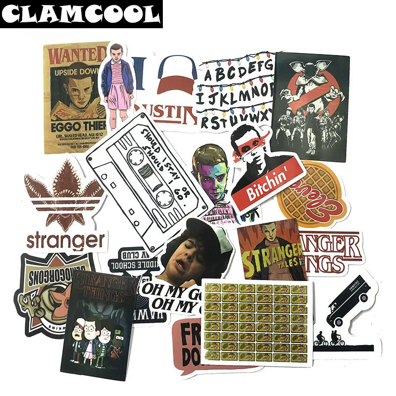 19Pcs Stranger Things Series Graffiti Stickers For Motorcycle Bicycle Skateboard Laptop Computer Automobile Book
19Pcs Stranger Things Series Graffiti Stickers For Motorcycle Bicycle Skateboard Laptop Computer Automobile Book