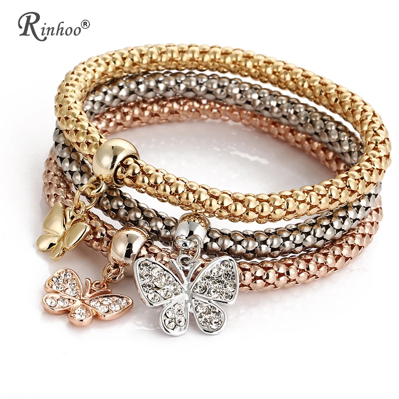 Rinhoo Gold Color Bracelet Crystal Dangle Animal Butterfly Bangle Elephant Jewelry Bracelets For Women Lady Wedding Bride Party
Rinhoo Gold Color Bracelet Crystal Dangle Animal Butterfly Bangle Elephant Jewelry Bracelets For Women Lady Wedding Bride Party