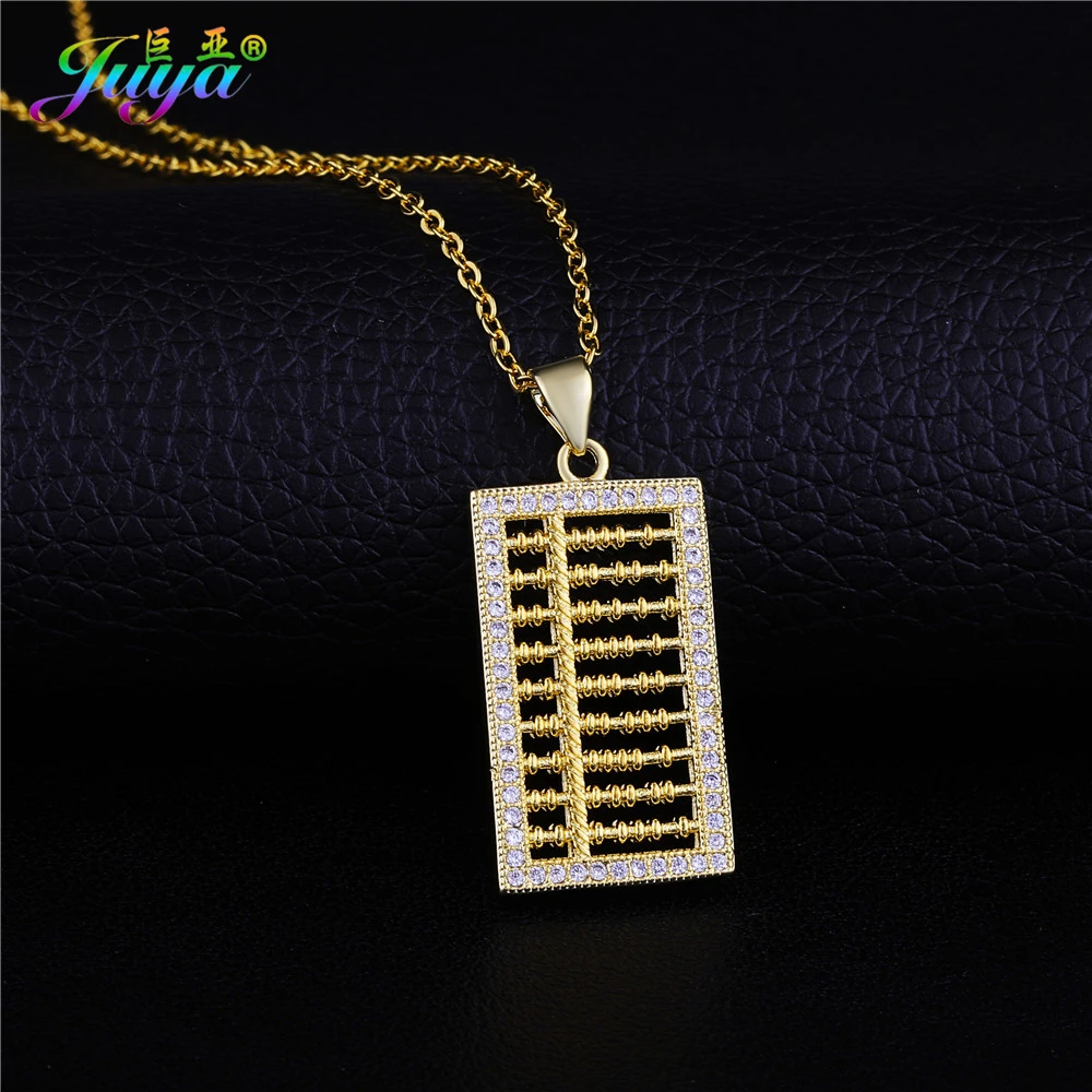 Juya Для женщин Золотая цепочка с подвеской модные Цепочки и ожерелья поставки Micro