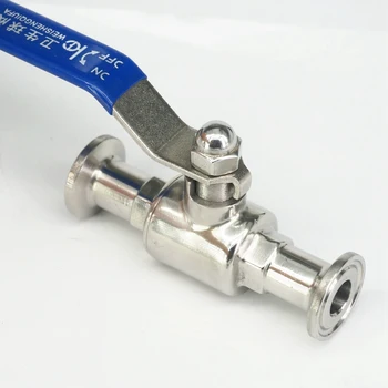 12.7mm 1/2" SUS304 Stainless Steel Sanitary Ball Valve 0.5" Tri Clamp For Homebrew Dairy Product
12.7mm 1/2" SUS304 Stainless Steel Sanitary Ball Valve 0.5" Tri Clamp For Homebrew Dairy Product