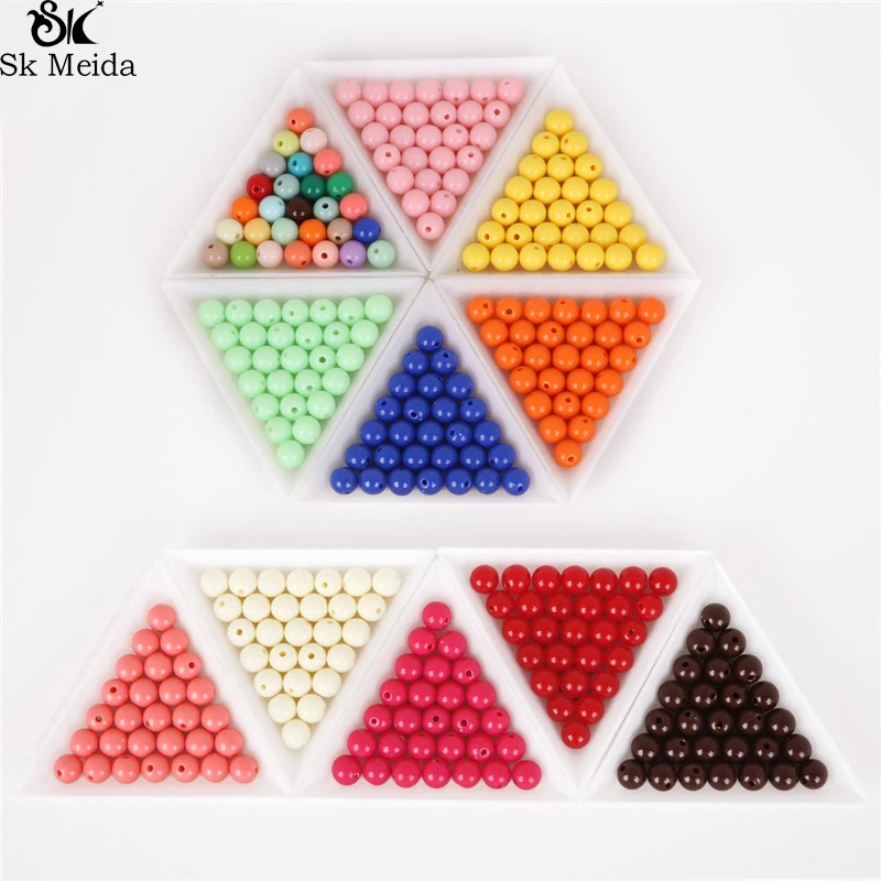 8mm 100pcs Plastic Acrylic Beads Smooth Round Spacer Beads For Jewelry Making Bracelet Jewelry Findings Accessories DIY TK-120
8mm 100pcs Plastic Acrylic Beads Smooth Round Spacer Beads For Jewelry Making Bracelet Jewelry Findings Accessories DIY TK-120