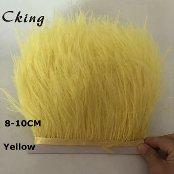 10 Meter Yellow Ostrich Feather Plumes 8-10cm Fringe trim Feather Boa Stripe for Party Clothing Dress Skirt Accessories Craft
10 Meter Yellow Ostrich Feather Plumes 8-10cm Fringe trim Feather Boa Stripe for Party Clothing Dress Skirt Accessories Craft