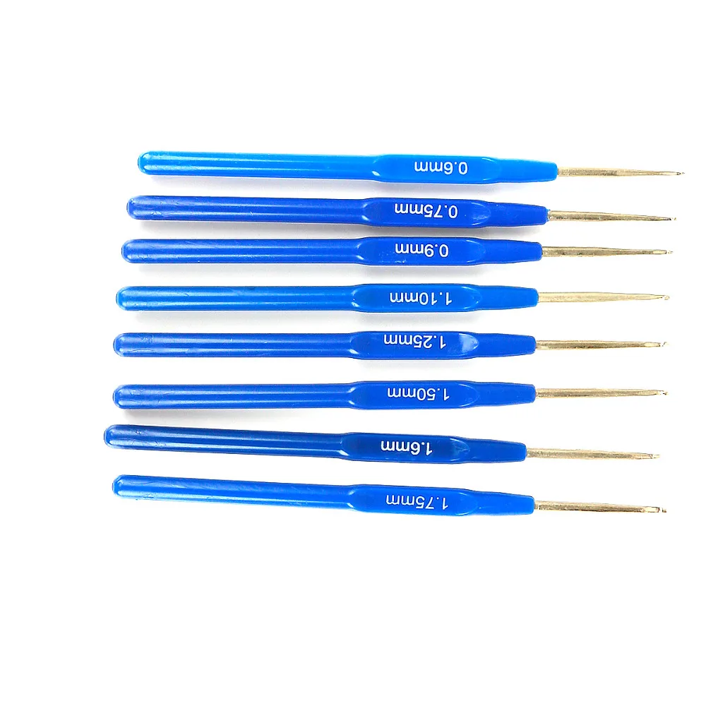 0.6-1.75mm 8pcs/lot Small Crochet Hooks Stitches Knitting Needles Handicraft Crochet Set Hand Weave Tool Sewing Accessories
0.6-1.75mm 8pcs/lot Small Crochet Hooks Stitches Knitting Needles Handicraft Crochet Set Hand Weave Tool Sewing Accessories