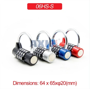 AXK 4 Gym Clubhouse Smaller Wardrobe Toolbox Anti-theft Window Padlock U-Type Combination Lock 06HS-S
AXK 4 Gym Clubhouse Smaller Wardrobe Toolbox Anti-theft Window Padlock U-Type Combination Lock 06HS-S