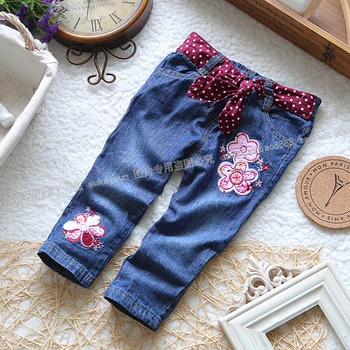 Free shipping new 2018 spring autumn baby clothing girls jeans kids tier legging girl cute flowers Denim skinny pants baby jeans
Free shipping new 2018 spring autumn baby clothing girls jeans kids tier legging girl cute flowers Denim skinny pants baby jeans