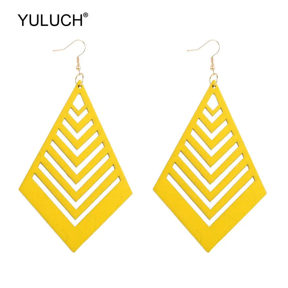 YULUCH 2019 Hollow Wooden Fashion Drop Earrings For Women Party Ethnic African Long Jewelry Indian Bohemian Big Pendant Earrings
YULUCH 2019 Hollow Wooden Fashion Drop Earrings For Women Party Ethnic African Long Jewelry Indian Bohemian Big Pendant Earrings
