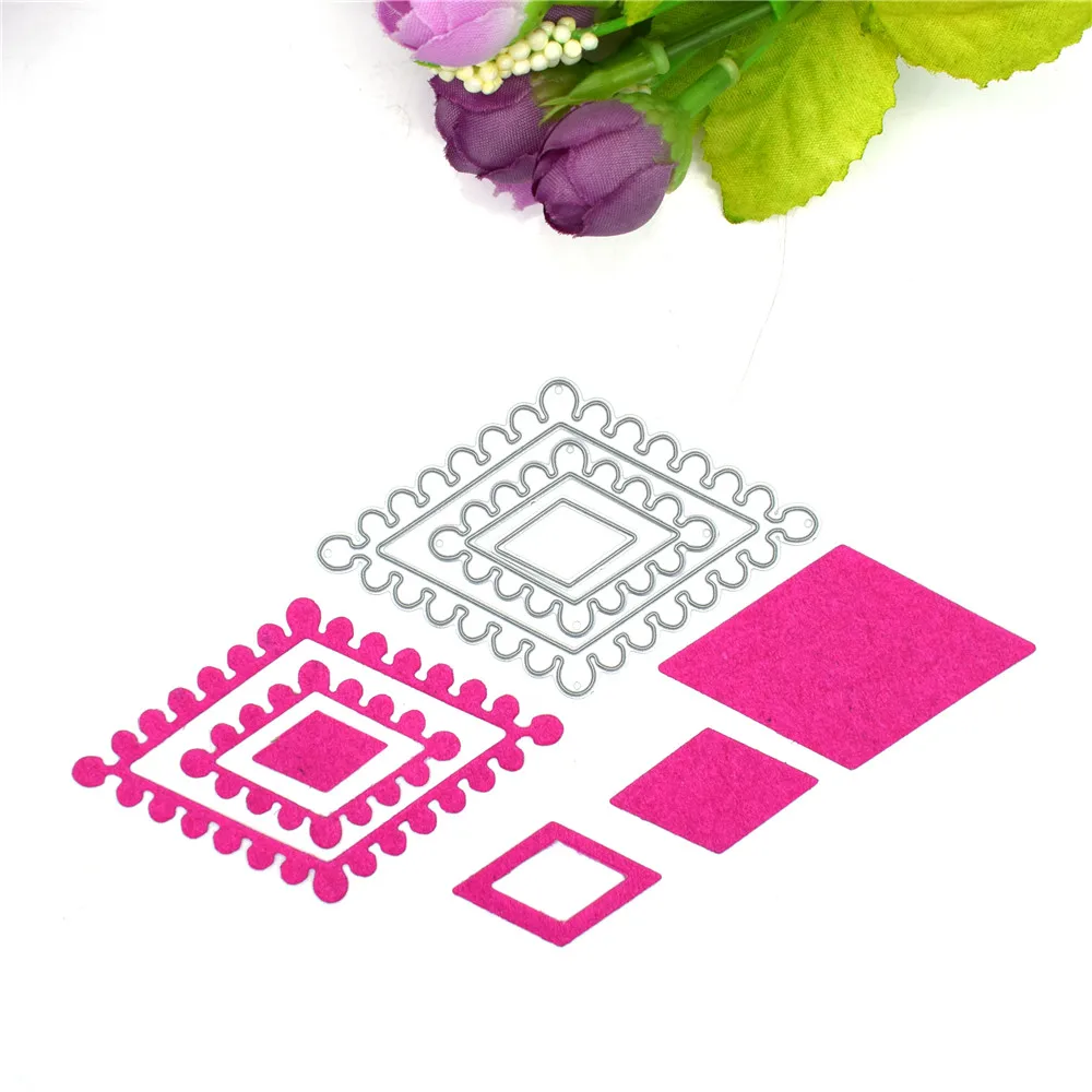 2018 Irregular Figure Rhombus Metal Cutting Dies Set for Scrapbooking Die Cut Paper Card Diy Die Cutter
2018 Irregular Figure Rhombus Metal Cutting Dies Set for Scrapbooking Die Cut Paper Card Diy Die Cutter