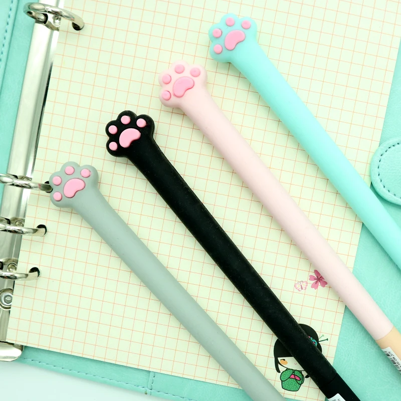 Kawaii Cat Meow Paw Soft Slicone Gel Pen Rollerball Pen School Office Supply Student Stationery 0.5mm Black Ink
Kawaii Cat Meow Paw Soft Slicone Gel Pen Rollerball Pen School Office Supply Student Stationery 0.5mm Black Ink