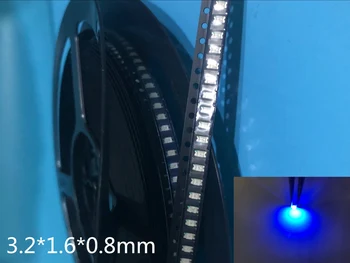 1000PCS Free Shipping 1206 Blue Led Super Bright SMD LED diodes 3.2*1.6*0.8MM 460-470NM light-emitting diodes SMD 1206 LED Blue
1000PCS Free Shipping 1206 Blue Led Super Bright SMD LED diodes 3.2*1.6*0.8MM 460-470NM light-emitting diodes SMD 1206 LED Blue