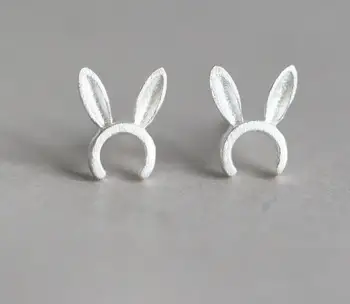 925 Sterling Silver Jewelry Fashion Cute Rabbit Ear Stud Earrings For Women Boucle d'oreille Pendientes VES6154
925 Sterling Silver Jewelry Fashion Cute Rabbit Ear Stud Earrings For Women Boucle d'oreille Pendientes VES6154
