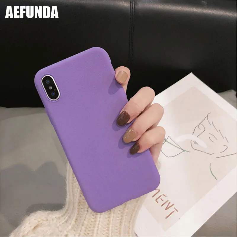 Luxury Purple Frosted Surface Phone Cases For iPhone X 6 7 6S 8 Plus 8Plus Ultra Thin Soft TPU Silicone Cover Case Funda Coque
Luxury Purple Frosted Surface Phone Cases For iPhone X 6 7 6S 8 Plus 8Plus Ultra Thin Soft TPU Silicone Cover Case Funda Coque