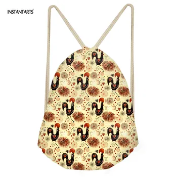 INSTANTARTS Sport Bag Gym Bags Funny Animal Rooster Printed Small Drawstring Bags for Hiking Child Girls Boys Travel Storage Bag
INSTANTARTS Sport Bag Gym Bags Funny Animal Rooster Printed Small Drawstring Bags for Hiking Child Girls Boys Travel Storage Bag