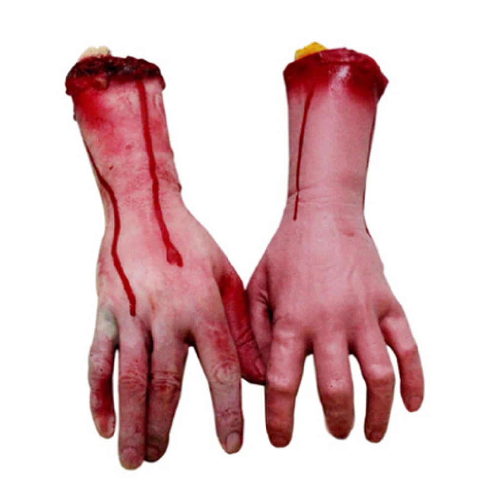 Scary Funny Broken Finger Hand Sent BY Random Blood Halloween Decoration Severed Simulate Hand Dead Broken Hand Gadgets COA0018
Scary Funny Broken Finger Hand Sent BY Random Blood Halloween Decoration Severed Simulate Hand Dead Broken Hand Gadgets COA0018