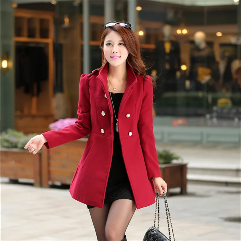 EYES Autumn Elegant Outwear Women Long Coat Fashion Bodycon Korean Style Red Office OL Coats 4color
EYES Autumn Elegant Outwear Women Long Coat Fashion Bodycon Korean Style Red Office OL Coats 4color
