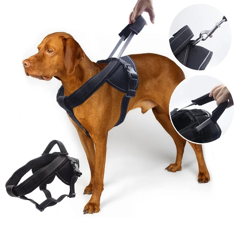 Pet Dog Harness Reflective Soft Padded Large Dog Training Vest Doggy Walking leashes with Handle for Medium Large Breeds
Pet Dog Harness Reflective Soft Padded Large Dog Training Vest Doggy Walking leashes with Handle for Medium Large Breeds