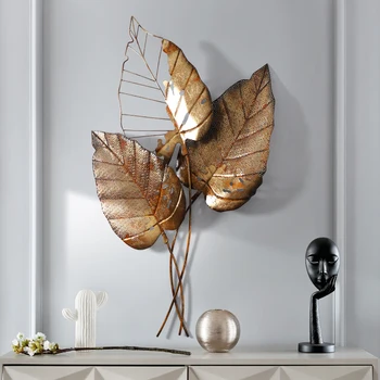 Simple European Wrought Iron Wall Hanging Leaf Crafts Decoration Home Livingroom Porch 3D Wll Sticker Mural Metal Ornaments Art
Simple European Wrought Iron Wall Hanging Leaf Crafts Decoration Home Livingroom Porch 3D Wll Sticker Mural Metal Ornaments Art
