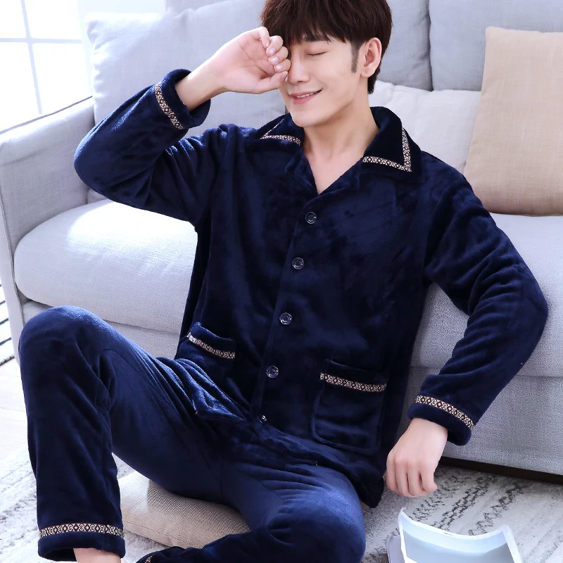 Winter Pajamas Men Thick Coral Fleece Pajama Sets Luxury Warm Sleepwear Flannel Mens Pyjama Sets Casual Home Clothes Pijama
Winter Pajamas Men Thick Coral Fleece Pajama Sets Luxury Warm Sleepwear Flannel Mens Pyjama Sets Casual Home Clothes Pijama