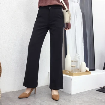 Elegant Formal Office Pants for Women Office Lady Style Work Wear Straight Lady OL Trousers Business Full Length Side Split
Elegant Formal Office Pants for Women Office Lady Style Work Wear Straight Lady OL Trousers Business Full Length Side Split