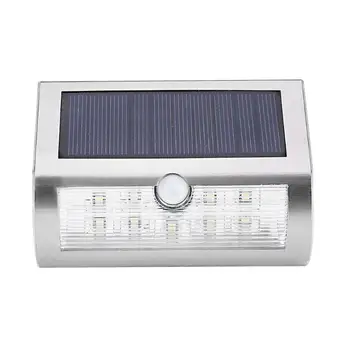6000-6500K 9LED Solar Motion Sensor Wall Light Outdoor Waterproof IP44 Garden Security Lamp Suitable for Patio Gardens Outdoors 
6000-6500K 9LED Solar Motion Sensor Wall Light Outdoor Waterproof IP44 Garden Security Lamp Suitable for Patio Gardens Outdoors