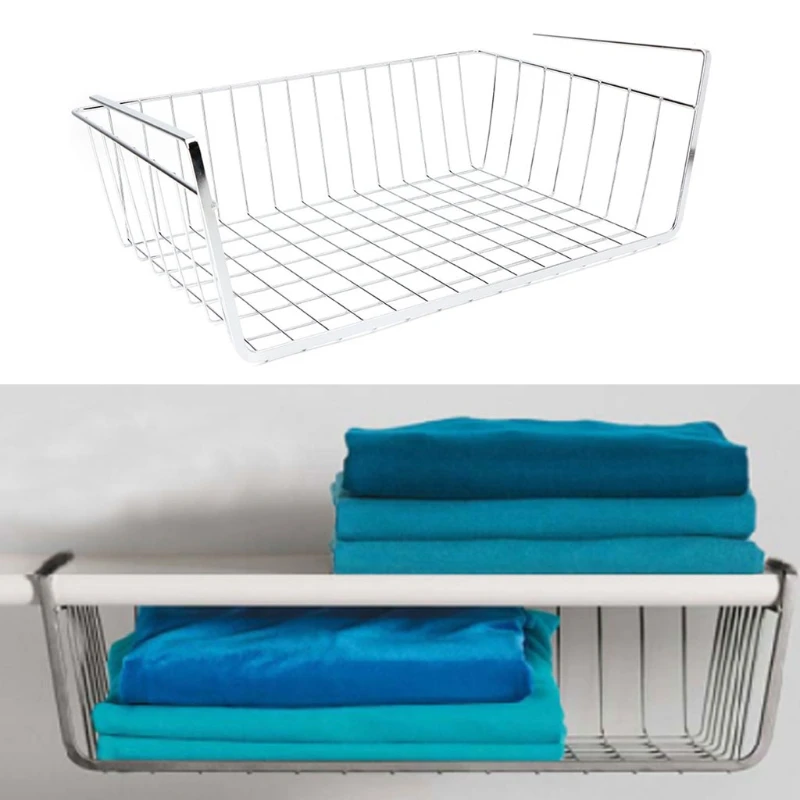 NEW Durable Square Kitchen Under Shelf Storage Basket Bathroom Shelf Towel Basket Bowl Hanging Tray Holder Mesh Dish Drainer
NEW Durable Square Kitchen Under Shelf Storage Basket Bathroom Shelf Towel Basket Bowl Hanging Tray Holder Mesh Dish Drainer