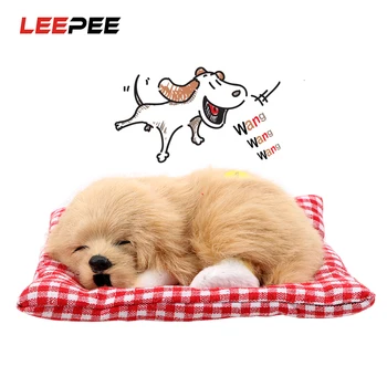 LEEPEE Car Ornament Simulation Sleeping Dog Toy With Sound Cute Plush Dogs Dashboard Decoration Car Styling Auto Accessories
LEEPEE Car Ornament Simulation Sleeping Dog Toy With Sound Cute Plush Dogs Dashboard Decoration Car Styling Auto Accessories