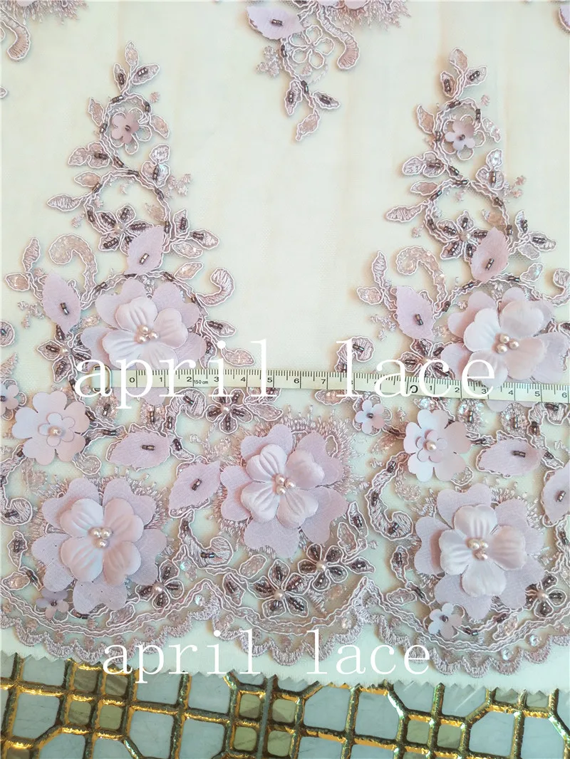 5yards /lot mm0128 pink flower 3d beads pearls sequin embroidery net mesh lace fabric for evening dress/wedding
5yards /lot mm0128 pink flower 3d beads pearls sequin embroidery net mesh lace fabric for evening dress/wedding
