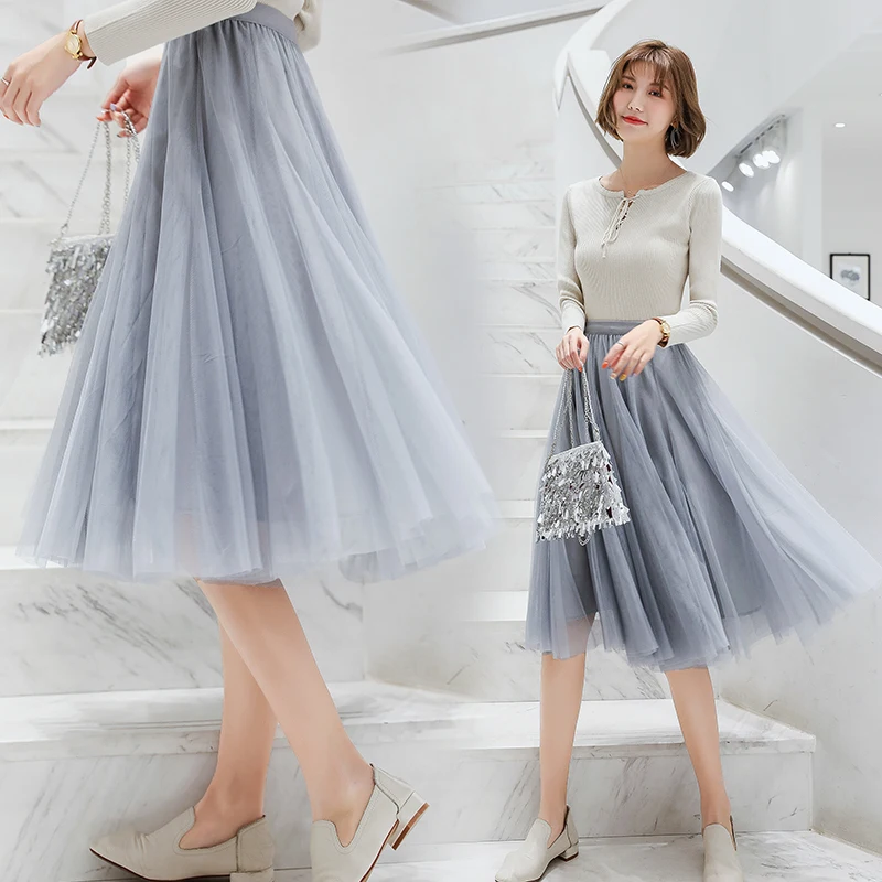 Women skirts Summer Lace Princess Fairy Style 3 layers Voile Tulle Skirt Bouffant Puffy Fashion Skirt Long Tutu Skirts
Women skirts Summer Lace Princess Fairy Style 3 layers Voile Tulle Skirt Bouffant Puffy Fashion Skirt Long Tutu Skirts