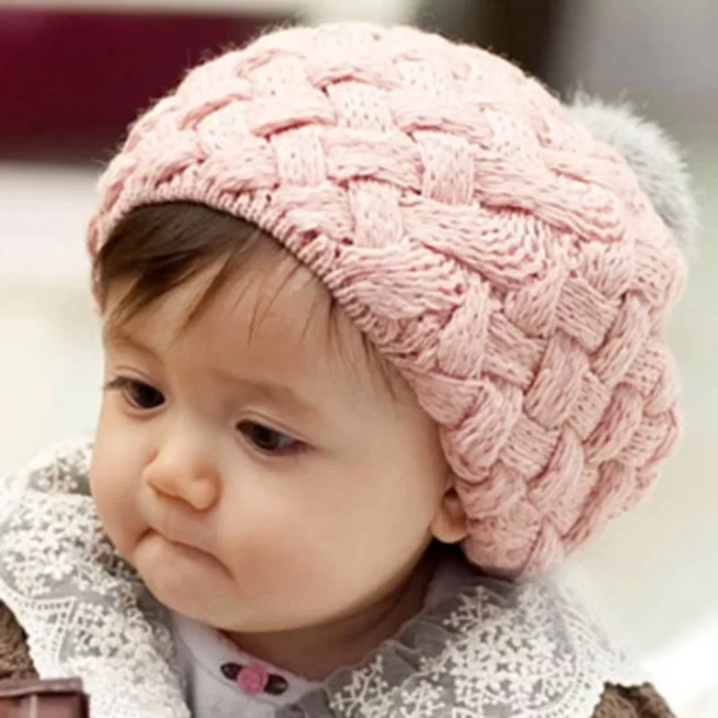 MAERSHEI autumn winter baby wool knit hat children's hair ball twisted rabbit wool hat boys and girls warm beret
MAERSHEI autumn winter baby wool knit hat children's hair ball twisted rabbit wool hat boys and girls warm beret