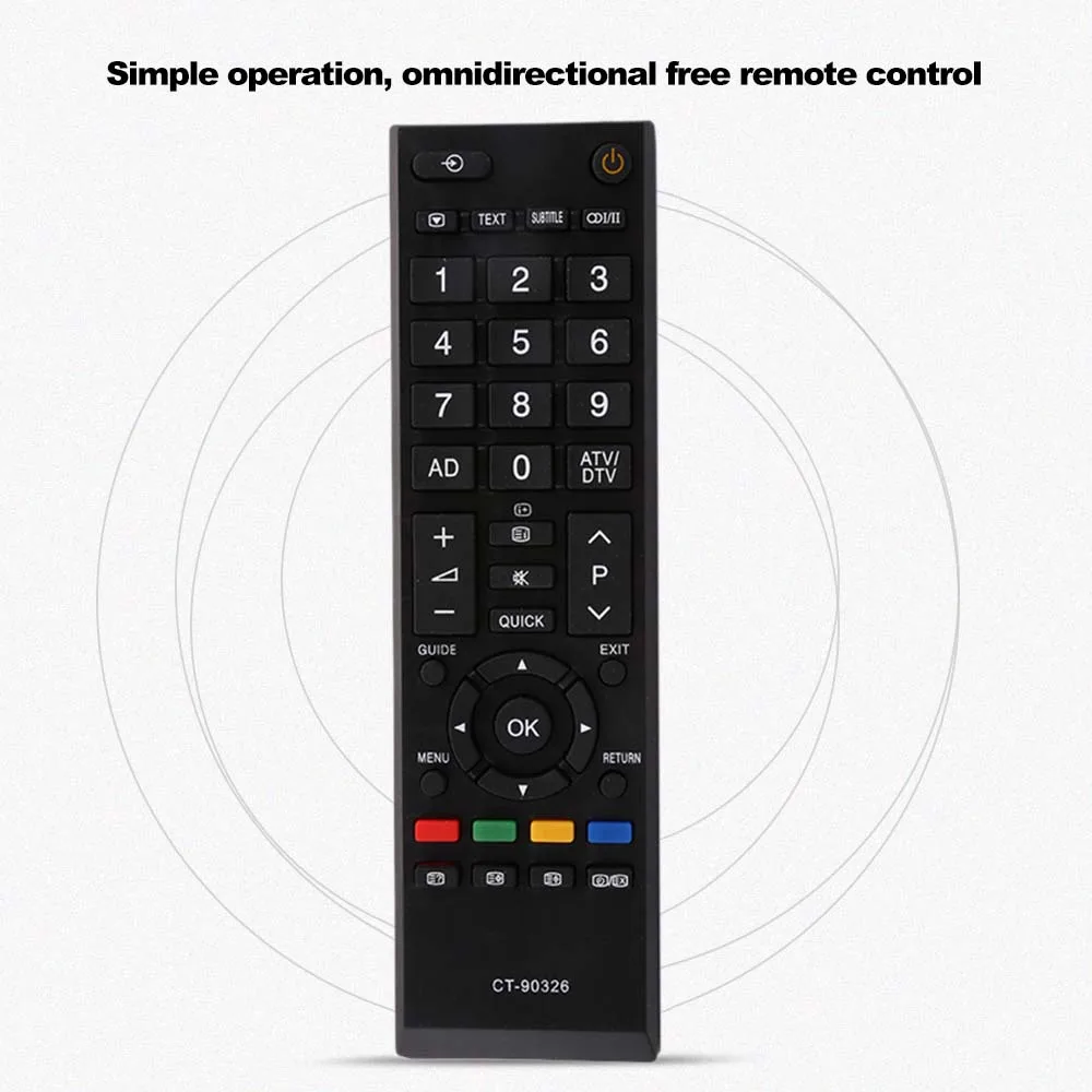 New Replacement Remote Control CT-90326 Remote Control For TOSHIBA 3D SMART LED LCD TV 42RV635DB 40LV665DB 42AV635DB CT-90326
New Replacement Remote Control CT-90326 Remote Control For TOSHIBA 3D SMART LED LCD TV 42RV635DB 40LV665DB 42AV635DB CT-90326