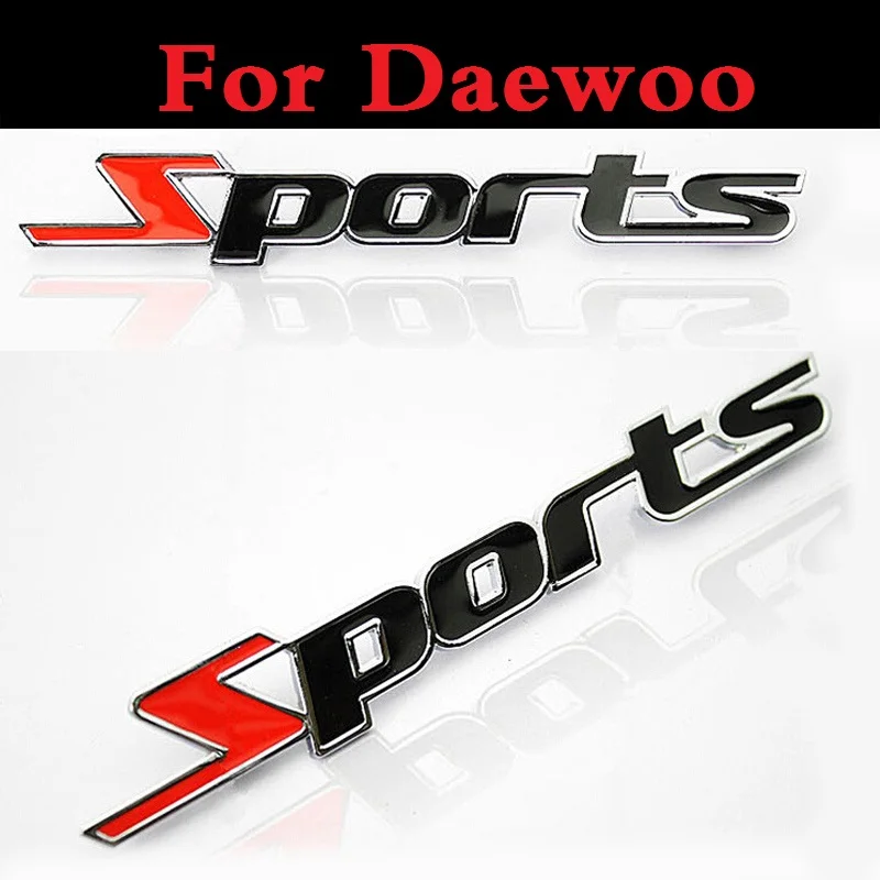 3D Sports Word Letter Car Emblem Badge Decal Decor Stickers For Daewoo Matiz Nexia Nubira Sens Tosca Winstorm
3D Sports Word Letter Car Emblem Badge Decal Decor Stickers For Daewoo Matiz Nexia Nubira Sens Tosca Winstorm