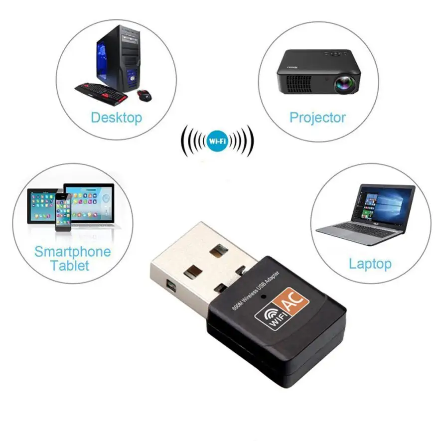 Omeshin New 600 Mbps Dual Band 2.4/5Ghz Wireless USB WiFi Network Adapter LAN Card 802.11AC 17Sep14 Dropshipping
Omeshin New 600 Mbps Dual Band 2.4/5Ghz Wireless USB WiFi Network Adapter LAN Card 802.11AC 17Sep14 Dropshipping