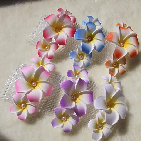 HappyKiss wholesale- hot nerw frangipani flower hairpin side-knotted clip hair accessory vivi flower hair comb
HappyKiss wholesale- hot nerw frangipani flower hairpin side-knotted clip hair accessory vivi flower hair comb