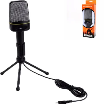 Professional SF-920 3.5mm Jack Wired Tripod Microphones Condenser Microphone for Computer Tablet PC Laptop MP3
Professional SF-920 3.5mm Jack Wired Tripod Microphones Condenser Microphone for Computer Tablet PC Laptop MP3