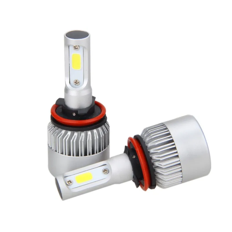 

H7 H8 H11 COB Car LED Headlight Bulbs Hi-Lo Beam 80W 8000LM 6500K Auto Headlamp Fog Light Bulb DC 12V 24V