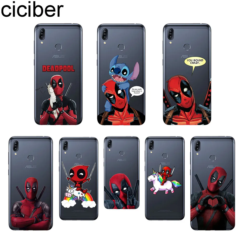 ciciber Deadpool Phone Case for ASUS Zenfone Max Pro M1 ZB601KL ZB602KL Cover for ZenFone Max Pro M2 ZB631KL ZB633KL Soft TPU
ciciber Deadpool Phone Case for ASUS Zenfone Max Pro M1 ZB601KL ZB602KL Cover for ZenFone Max Pro M2 ZB631KL ZB633KL Soft TPU