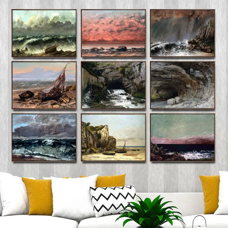 Home Decoration Art Wall Pictures Fro Living Room Poster Print Canvas Paintings French Gustave Courbet Landscape 3
Home Decoration Art Wall Pictures Fro Living Room Poster Print Canvas Paintings French Gustave Courbet Landscape 3