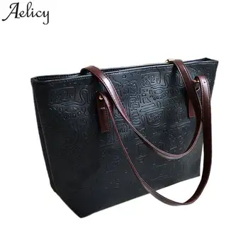 

Aelicy Women Handbag Fashion Tote Bags Top-Handle Bags Shoulder Bag Female Vintage Satchel Bags Handbags Women Famous Brands